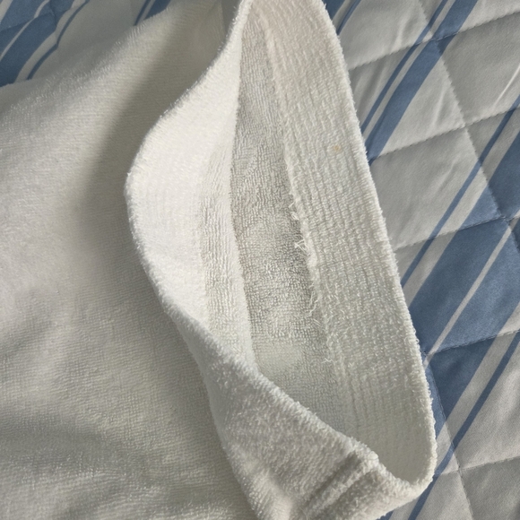 Just For Women White Cotton Terry Spa Robe - 1X/2X - Picture 11 of 13